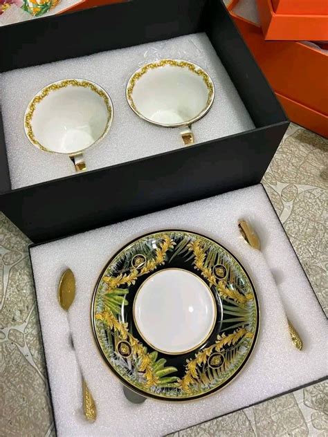 fake versace tea set|versace cups for sale.